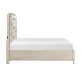 Genoa Light Oak California King Platform Bed with Footboard Storage from Homelegance - Luna Furniture