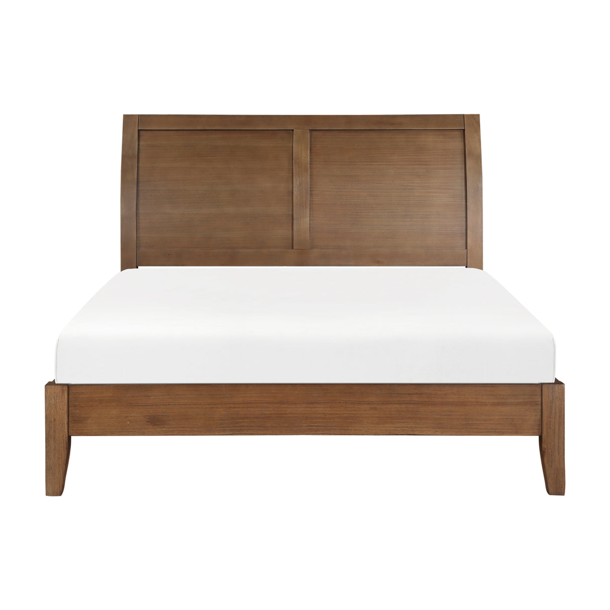 Evans Wire Brushed Light Brown Queen Platform Bed from Homelegance - Luna Furniture