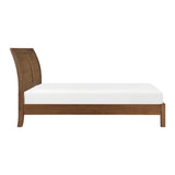 Evans Wire Brushed Light Brown California King Platform Bed from Homelegance - Luna Furniture