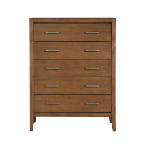Evans Wire Brushed Light Brown Chest from Homelegance - Luna Furniture