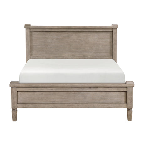 Marceline Gray Oak Queen Canopy Platform Bed from Homelegance - Luna Furniture