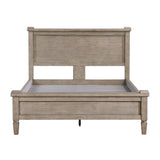 Marceline Gray Oak California King Canopy Platform Bed from Homelegance - Luna Furniture