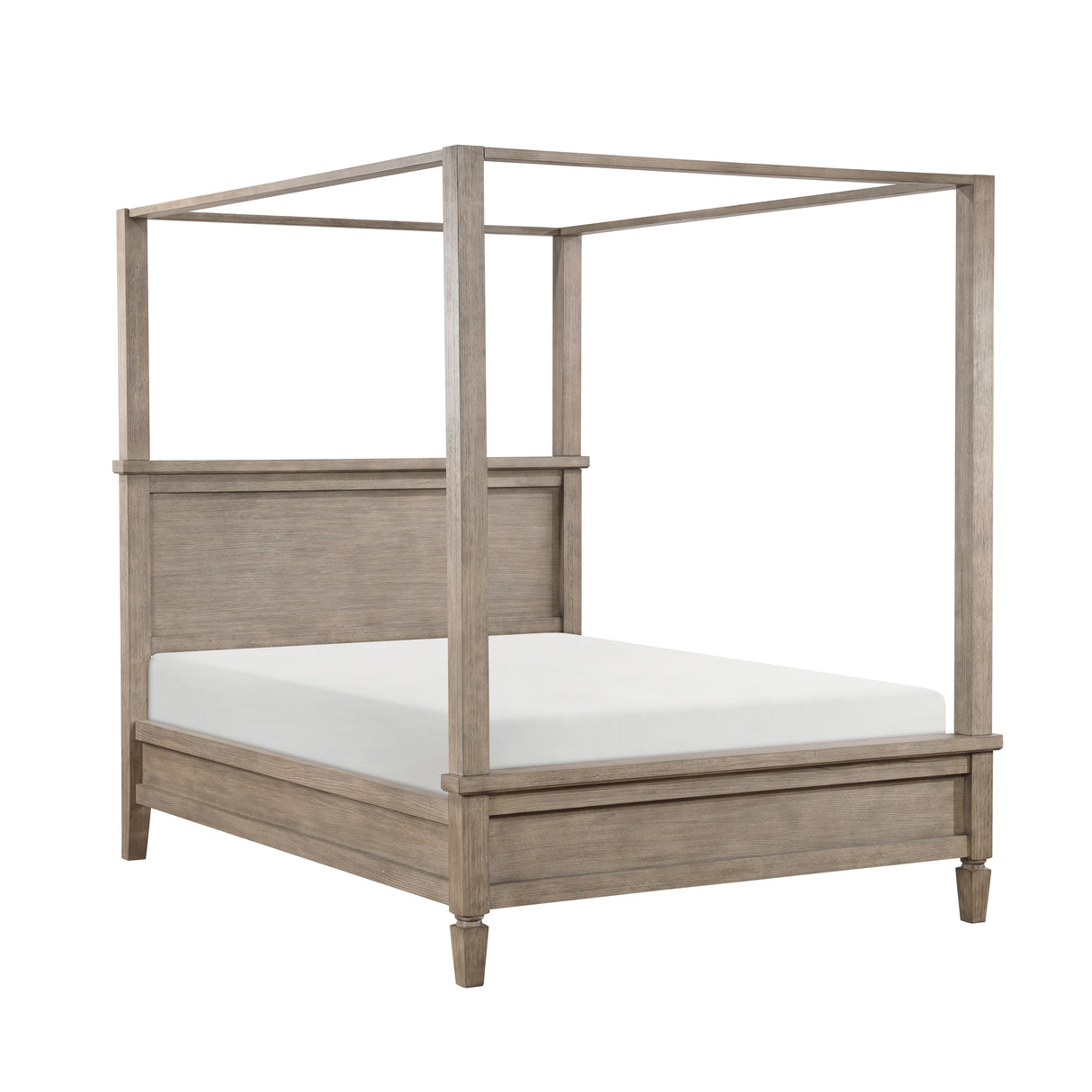 Marceline Gray Oak Eastern King Platform Bed from Homelegance - Luna Furniture