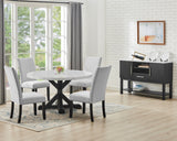 Vance Black Faux Marble Top Sideboard from Crown Mark - Luna Furniture