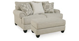 Asanti Loveseat and Ottoman from Ashley - Luna Furniture