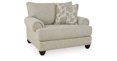 Asanti Fog Oversized Chair and Ottoman from Ashley Furniture - Luna Furniture