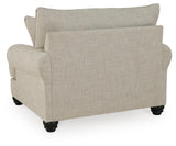 Asanti Fog Oversized Chair and Ottoman from Ashley Furniture - Luna Furniture