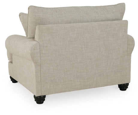 Asanti Fog Oversized Chair and Ottoman from Ashley Furniture - Luna Furniture