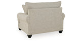 Asanti Fog Oversized Chair and Ottoman from Ashley - Luna Furniture