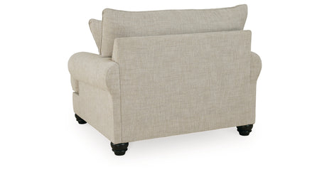 Asanti Fog Oversized Chair and Ottoman from Ashley Furniture - Luna Furniture