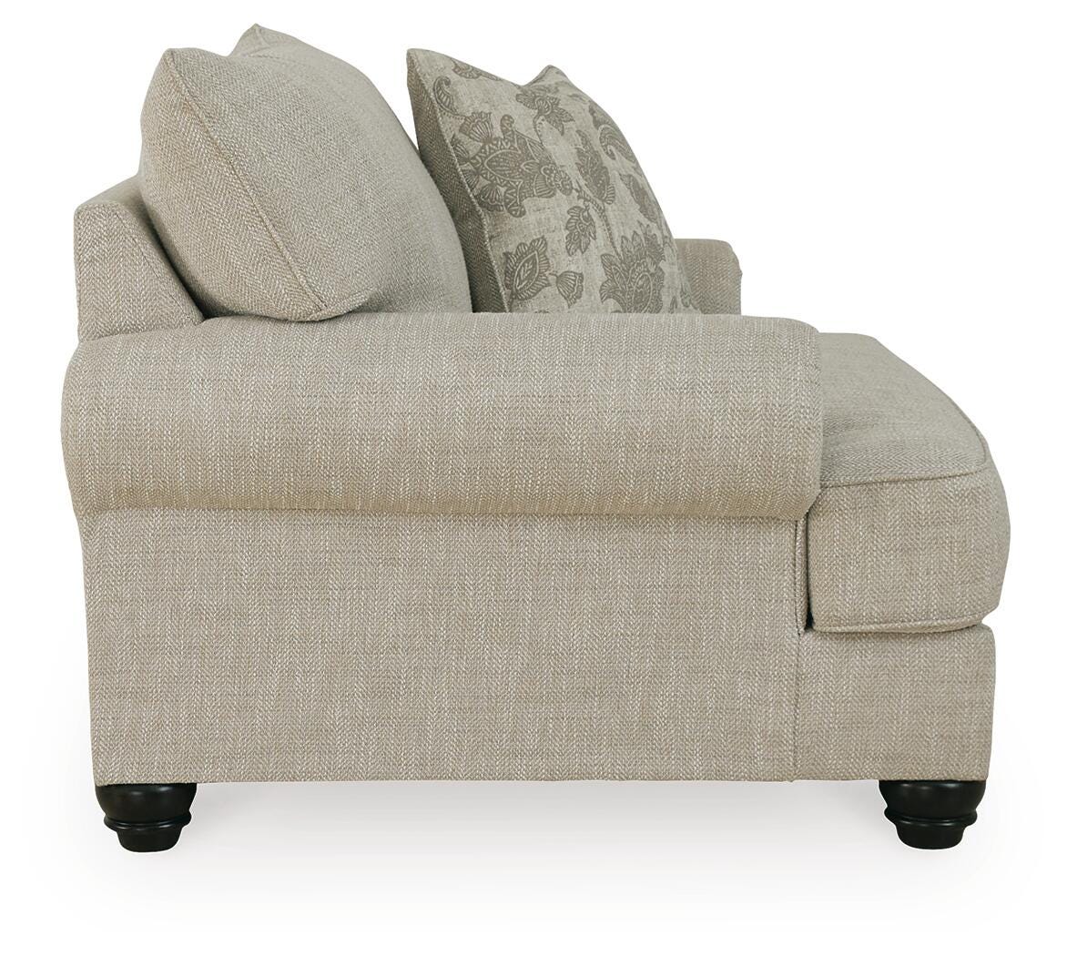 Asanti Fog Oversized Chair and Ottoman from Ashley Furniture - Luna Furniture