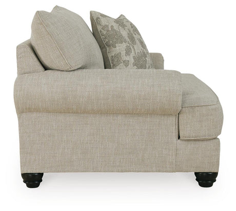 Asanti Fog Oversized Chair and Ottoman from Ashley Furniture - Luna Furniture