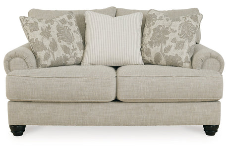Asanti Fog Sofa, Loveseat and Ottoman from Ashley - Luna Furniture