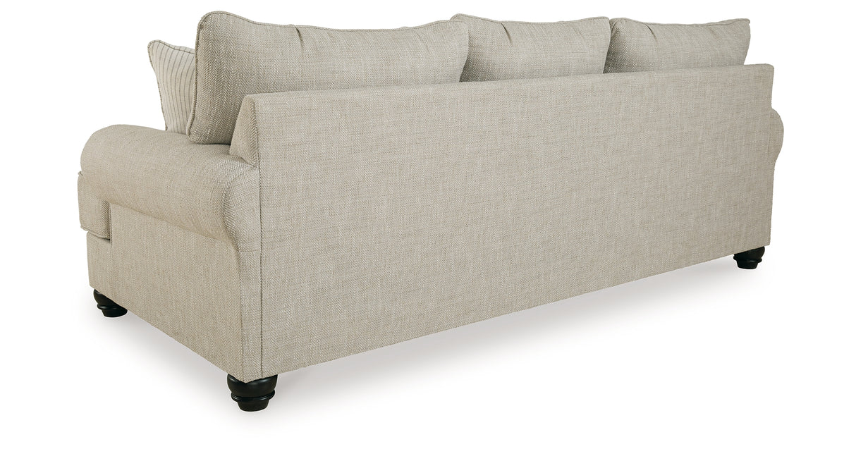 Asanti Sofa and Loveseat in Fog from Ashley Furniture - Luna Furniture