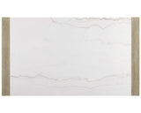 Dune Light Gray Genuine Marble Dining Set from Crown Mark - Luna Furniture