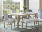 Hazel Light Gray Bench from Crown Mark - Luna Furniture