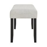 Jules Black/Light Gray Faux Marble Dining Set from Crown Mark - Luna Furniture