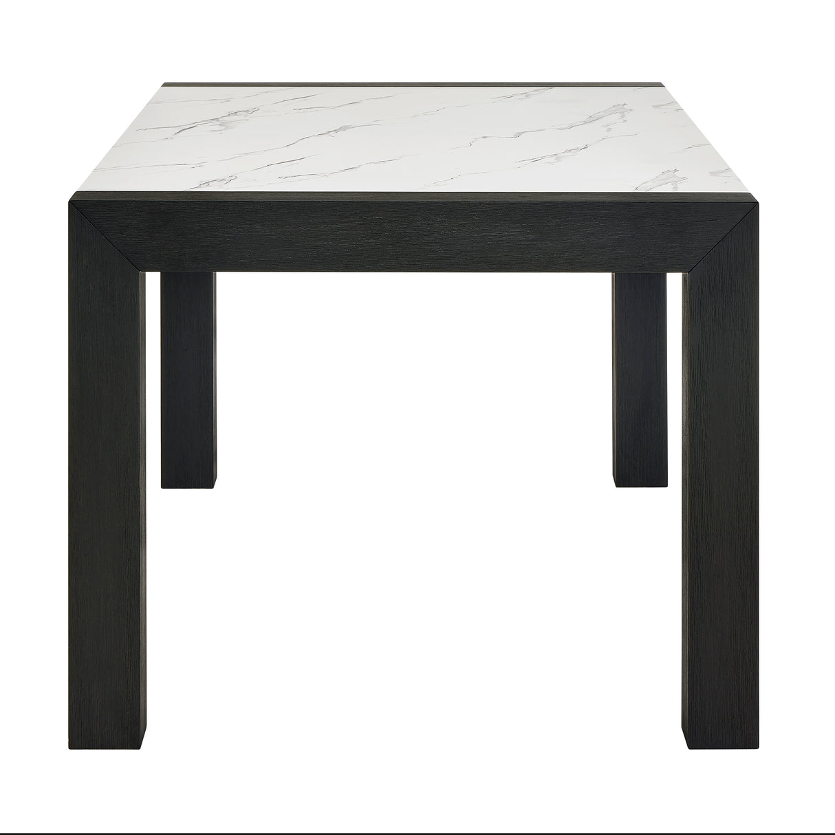 Jules Black/Light Gray Faux Marble Dining Set from Crown Mark - Luna Furniture