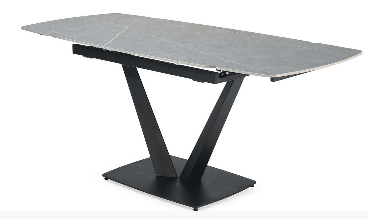 109 Grey Table with 1218 Chairs Dining Table and 4 Chairs from ESF Furniture - Luna Furniture