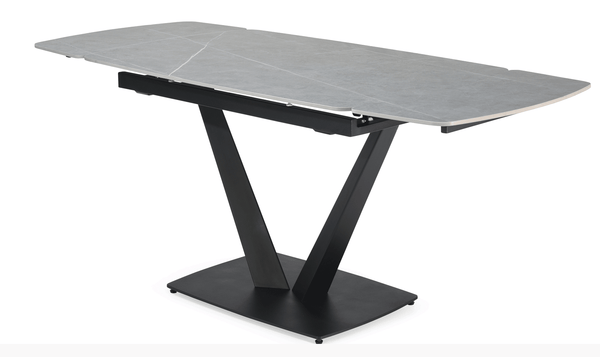 109 Grey Ceramic Extendable Dining Table