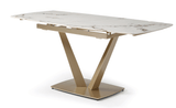 109 Table Golden with 1442 chairs Dining Table and 4 Chairs from ESF Furniture - Luna Furniture