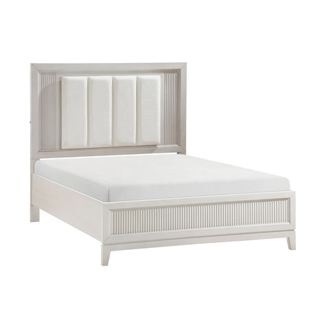 Marceline Gray Oak California King Canopy Platform Bed from Homelegance - Luna Furniture