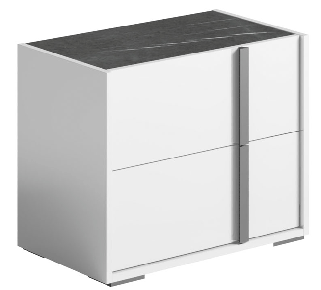 Bianca White Nightstand from ESF Furniture - Luna Furniture