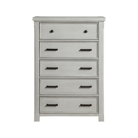 Willowbrook Light Gray 5pc Set (QB+NS+DR+MR+CH) from Homelegance - Luna Furniture
