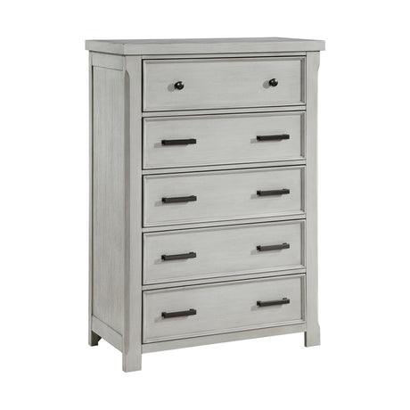 Willowbrook Light Gray 5pc Set (QB+NS+DR+MR+CH) from Homelegance - Luna Furniture