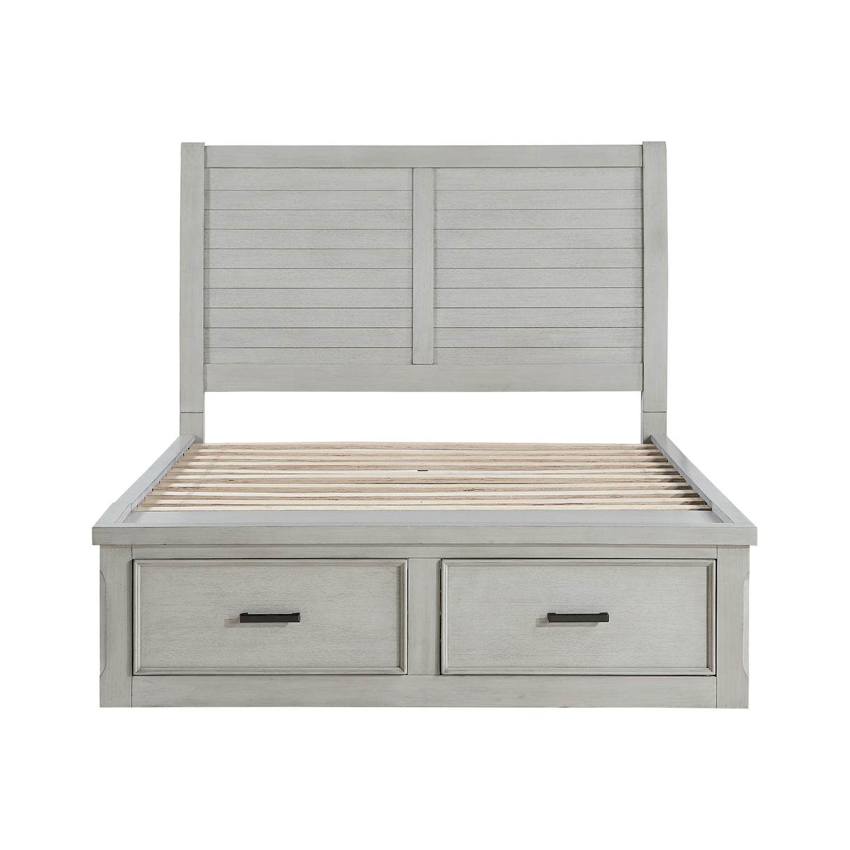 Willowbrook Light Gray 5pc Set (QB+NS+DR+MR+CH) from Homelegance - Luna Furniture