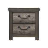 Lenior Gray 5pc Bedroom Set (QB+NS+DR+MR+CH) from Homelegance - Luna Furniture