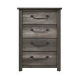 Lenior Gray 5pc Bedroom Set (QB+NS+DR+MR+CH) from Homelegance - Luna Furniture