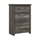 Lenior Gray 5pc Bedroom Set (QB+NS+DR+MR+CH) from Homelegance - Luna Furniture