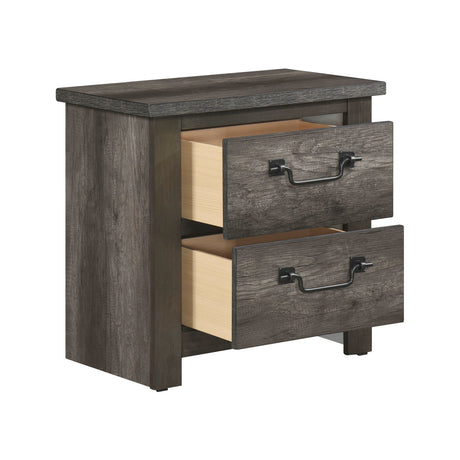 Lenior Gray Nightstand from Homelegance - Luna Furniture