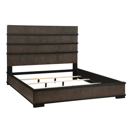 Acworth Brownish Gray Queen Bed from Homelegance - Luna Furniture