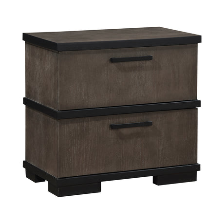 Acworth Brownish Gray 4pc Set (QB+NS+DR+MR) from Homelegance - Luna Furniture