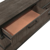 Acworth Brownish Gray 4pc Set (QB+NS+DR+MR) from Homelegance - Luna Furniture