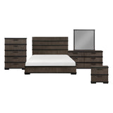 Acworth Brownish Gray 5pc Set (QB+NS+DR+MR+CH) from Homelegance - Luna Furniture