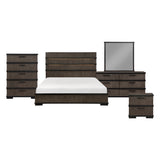 Acworth Brownish Gray 5pc Set (QB+NS+DR+MR+CH) from Homelegance - Luna Furniture