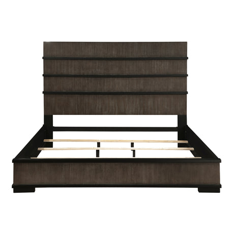 Acworth Brownish Gray California King Bed from Homelegance - Luna Furniture