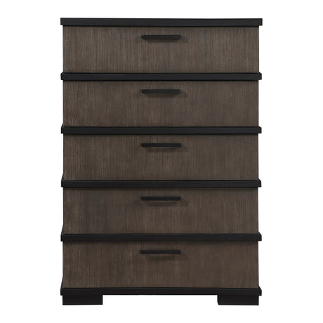 Acworth Brownish Gray Panel Bedroom Set from Homelegance - Luna Furniture