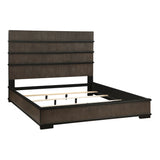 Acworth Brownish Gray Eastern King Bed from Homelegance - Luna Furniture