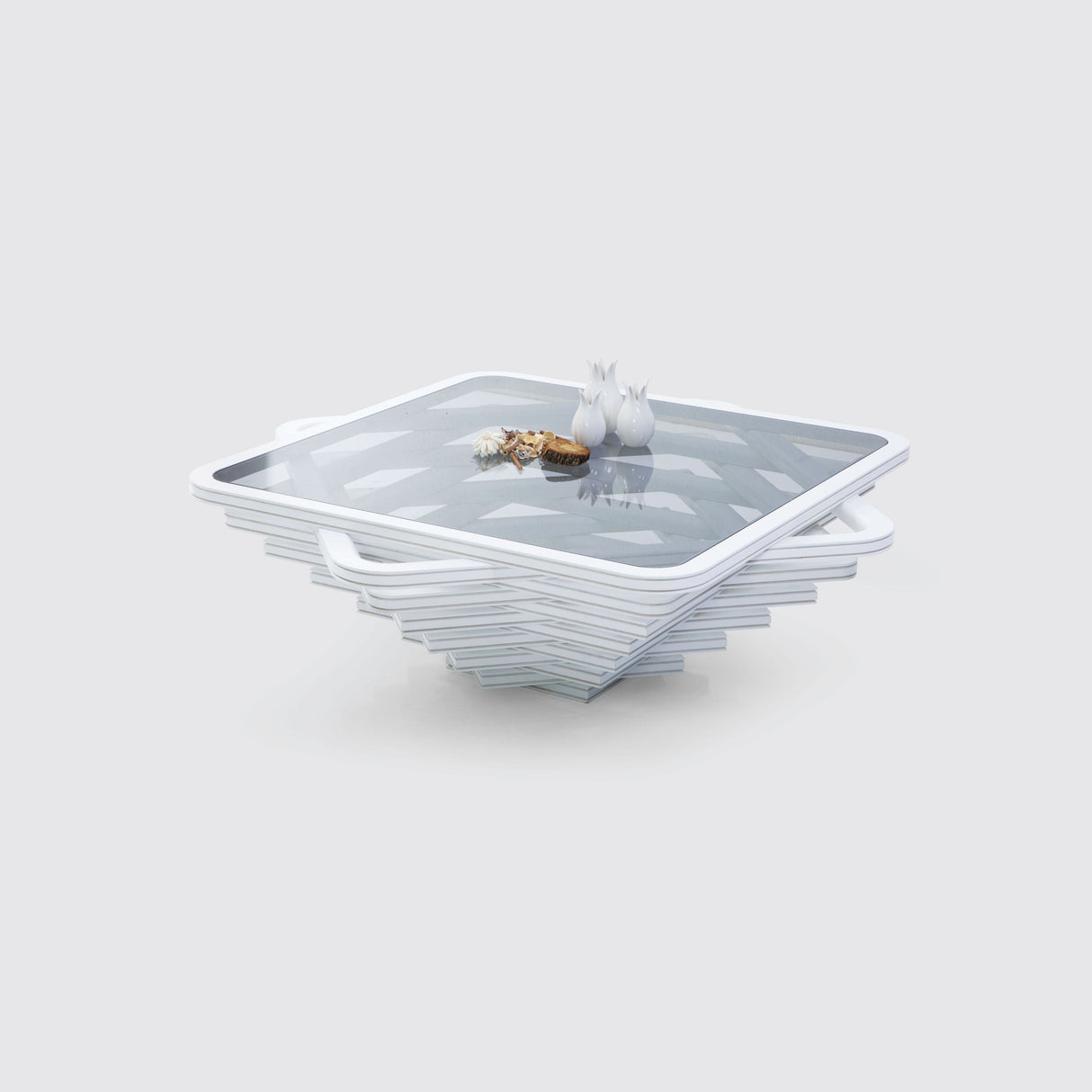 135 White Coffee Table from Nova Furniture - Luna Furniture