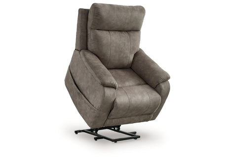 Crestmeade Fossil Power Lift Recliner from Ashley - Luna Furniture