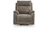 Crestmeade Fossil Power Lift Recliner from Ashley Furniture - Luna Furniture