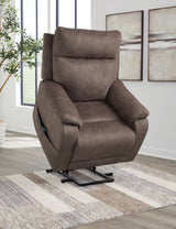 Crestmeade Espresso Power Lift Recliner from Ashley Furniture - Luna Furniture