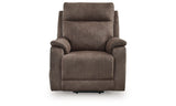Crestmeade Espresso Power Lift Recliner from Ashley Furniture - Luna Furniture