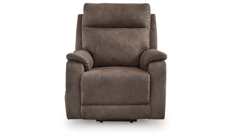 Crestmeade Espresso Power Lift Recliner from Ashley - Luna Furniture