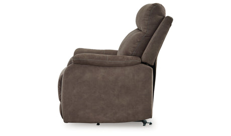 Crestmeade Espresso Power Lift Recliner from Ashley - Luna Furniture