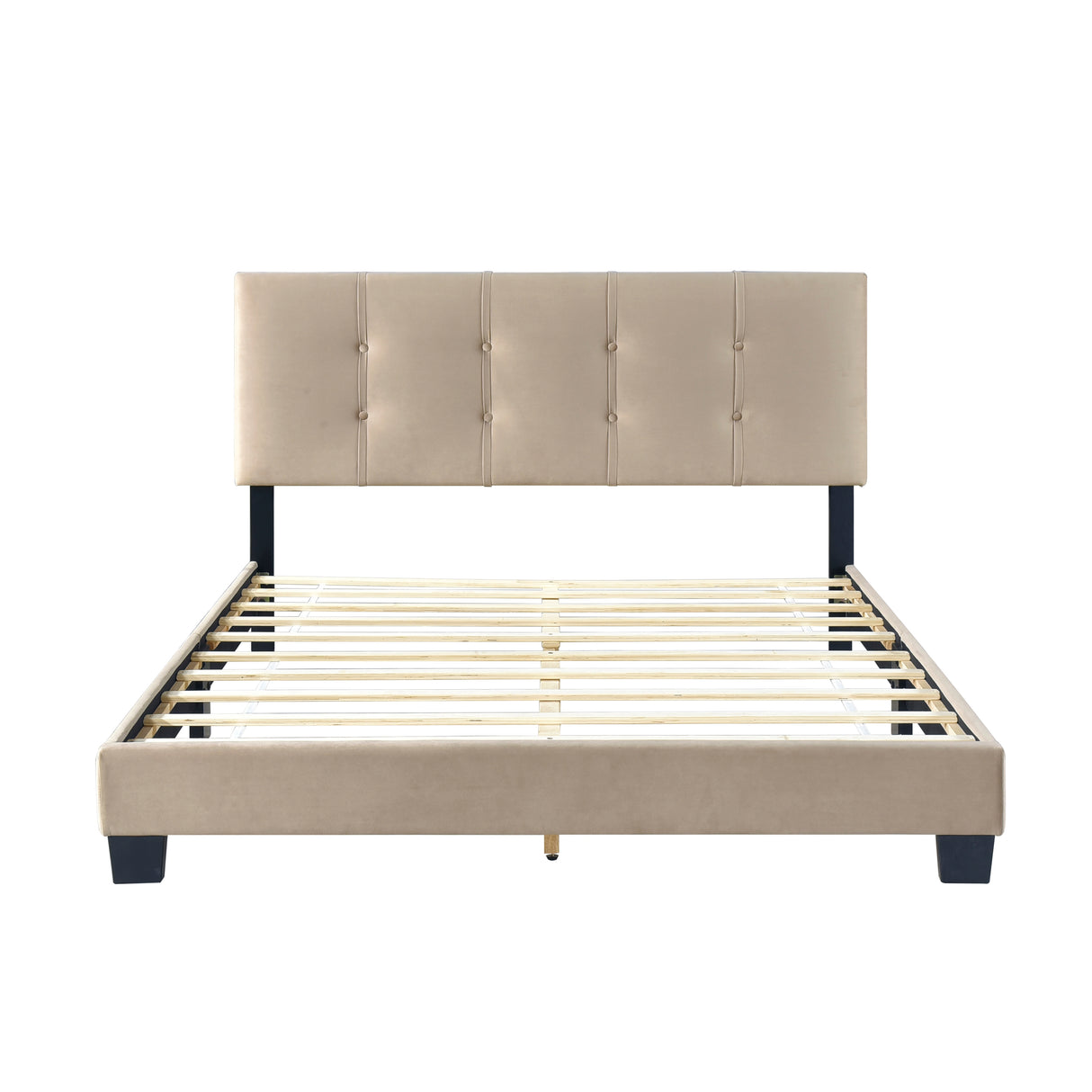 Newberry Brown Full Platform Bed from Homelegance - Luna Furniture